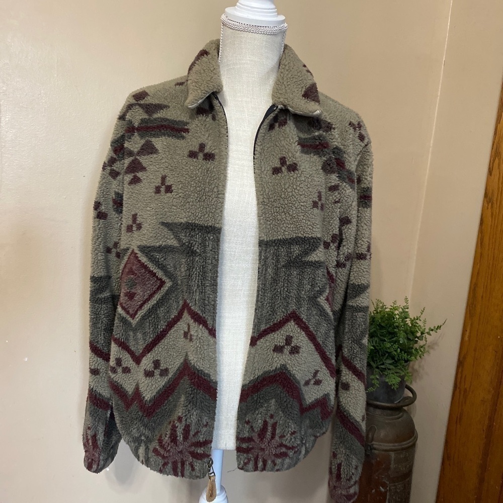 Vintage Rare Woolrich Sm. Aztec Wool Jacket USA